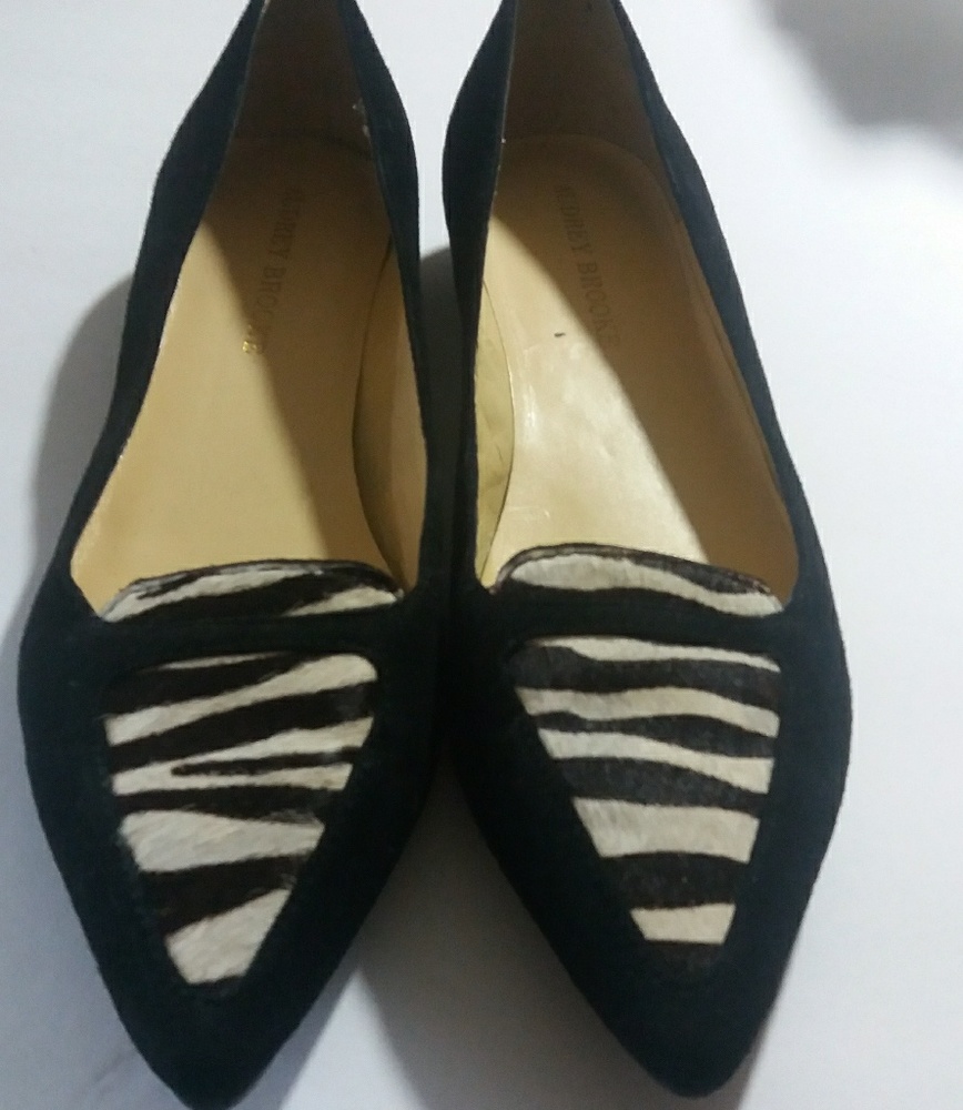 Audrey Brooke Animal Print Flat Shoes